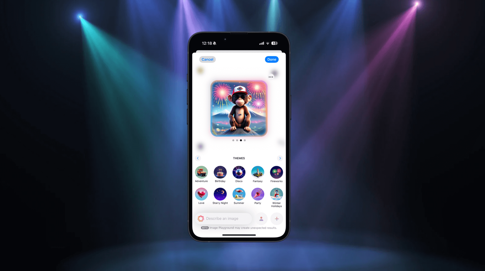 AI-Powered Image Generation in iOS 18